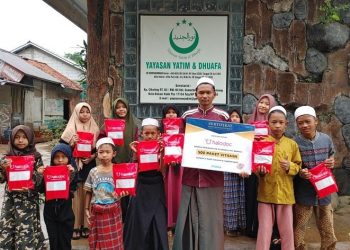 10 Panti Asuhan Anak Yatim di Jabodetabek Mendapat Paket Gizi dan Vitamin