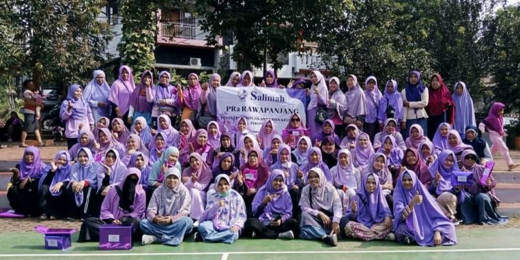 Salimah Rawapanjang Ajak Warga Jalan Sehat