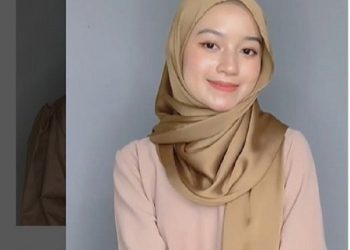 Tutorial Pashmina Silk untuk Acara