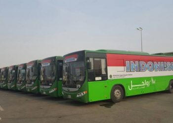 Inilah Bus Shalawat yang Antar Jemput Jamaah Haji di Mekah