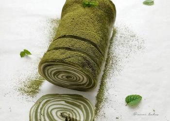 Resep Matcha Towel Roll Cake Gluten Free