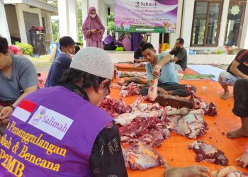 Rayakan Idul Adha 1443 H, Salimah Bojonggede Sembelih 3 Ekor Sapi dan 2 Kambing