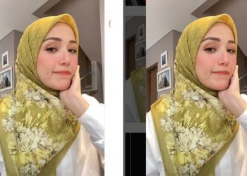 Tutorial Hijab Segiempat Simpel ala Adelia Pasha
