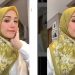 Tutorial Hijab Segiempat Simpel ala Adelia Pasha