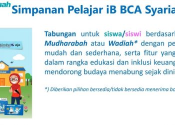 Menabung mulai Rp1000 di Tabungan Simpel BCA Syariah
