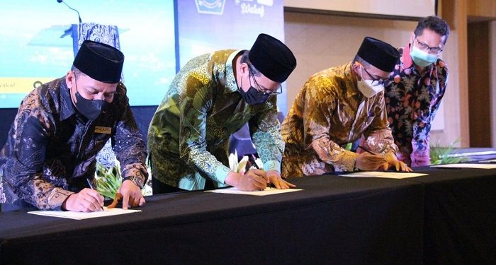 Tampilkan Produk di Acara Launching Inkubasi Wakaf Produktif KUA