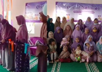 Pembukaan Outlet Salimah Pertama di Bojonggede Banjir Hadiah