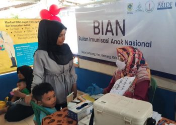 Sukseskan BIAN 2022, Saung Ilmu Jadi Lokasi Imunisasi