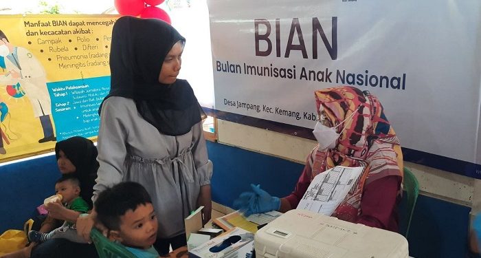 Sukseskan BIAN 2022, Saung Ilmu Jadi Lokasi Imunisasi