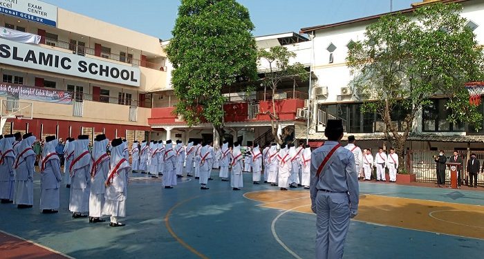 Jakarta Islamic School Gelar Upacara HUT RI Ke-77
