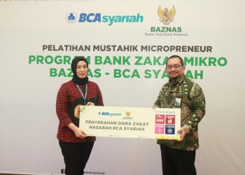 Dorong Ekonomi Mustahik Pelaku Usaha Mikro, BAZNAS dan BCA Syariah Berkolaborasi