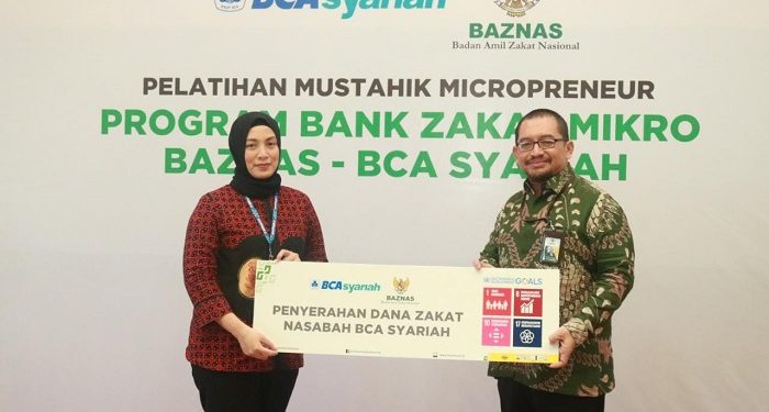Dorong Ekonomi Mustahik Pelaku Usaha Mikro, BAZNAS dan BCA Syariah Berkolaborasi