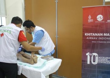 Khitanan Massal untuk 100 Anak Kurang Mampu oleh BAZNAS dan AirNav Indonesia