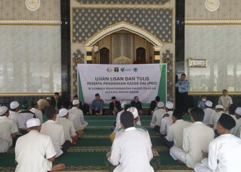 Usai 6 Bulan Jalani Pendidikan, 50 Warga Binaan Lapas Ikuti Ujian Kader Dai