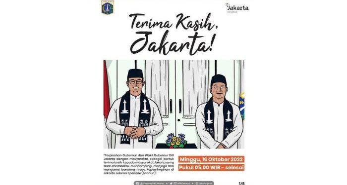 Hari Terakhir Anies Baswedan Menjabat, Acara Terima Kasih Jakarta Diadakan sebagai Kado Perpisahan