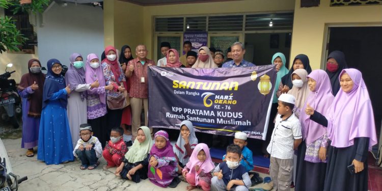 Santunan Yatim dan Dhuafa Salimah Bersama Kantor Pajak Pratama Kudus