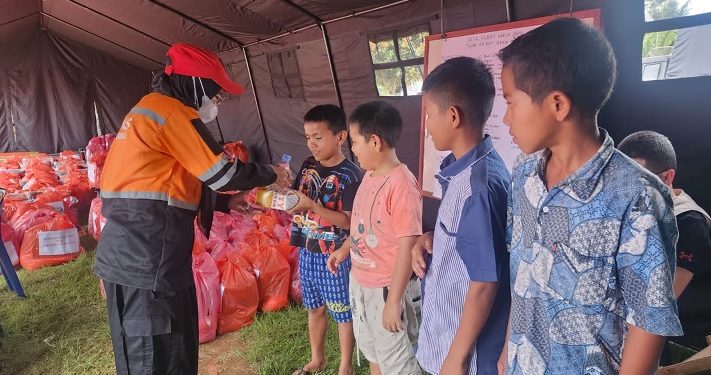 BAZNAS Salurkan Makanan Siap Saji untuk Korban Gempa Tapanuli Utara