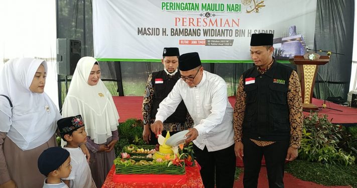 Laznas BMH Resmikan Masjid Haji Bambang Widianto di Blitar
