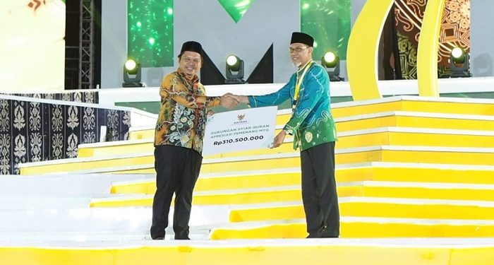 BAZNAS Berikan Apresiasi Rp310 Juta Bagi Pemenang MTQ Nasional ke-29 di Kalsel