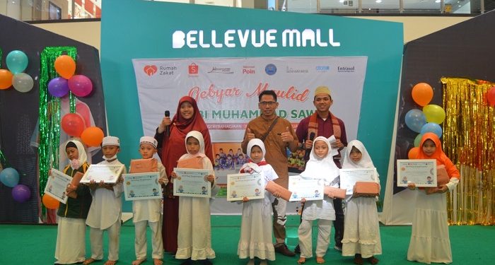 Gebyar Maulid Nabi Muhammad SAW Berbagi Kebahagiaan Bersama 1000 Anak Juara