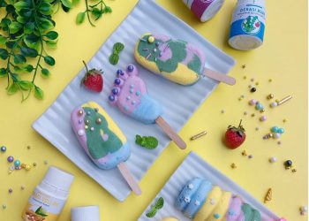 Resep Es Krim Homemade Rainbow, Praktis dan Mudah