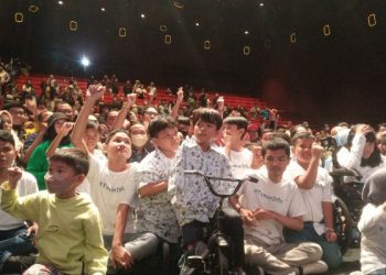 DDV dan Aksa Bumi Langit Gelar Nonton bersama Film “Tegar” untuk Anak-Anak Kurang Beruntung
