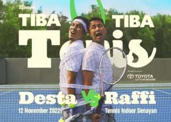 Tiba-Tiba tenis vindes gairahkan olahraga tenis di Indonesia