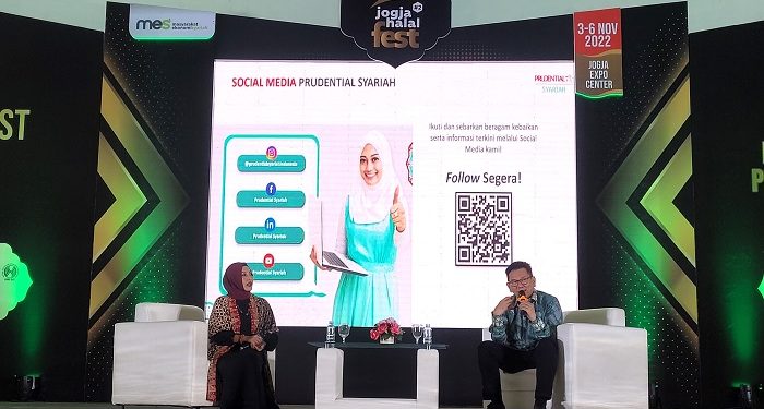 Dukung Gaya Hidup Halal, Prudential Syariah Gelar Kegiatan Literasi dan Inklusi di JHF 2022