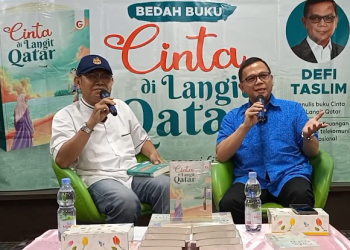 Bedah Buku Cinta di Langit Qatar Oleh Gema Insani