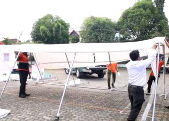 BAZNAS Mendirikan Tenda Darurat untuk Korban Bencana Gempa Cianjur