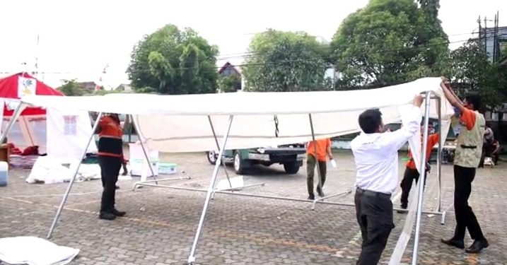 BAZNAS Mendirikan Tenda Darurat untuk Korban Bencana Gempa Cianjur