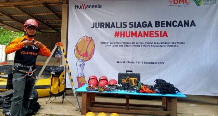 Dompet Dhuafa Gelar Pelatihan Jurnalis Siaga Bencana