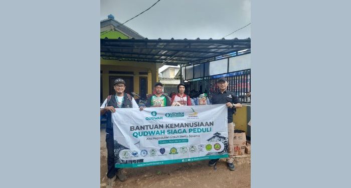 Penuhi Kebutuhan Korban Gempa Cianjur, Qudwah Indonesia Salurkan Bantuan kepada 555 Warga