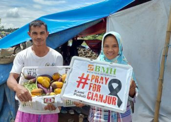 Bantu Korban Gempa Cianjur, BMH Jatim Kirim Bantuan Sayur dan Buah