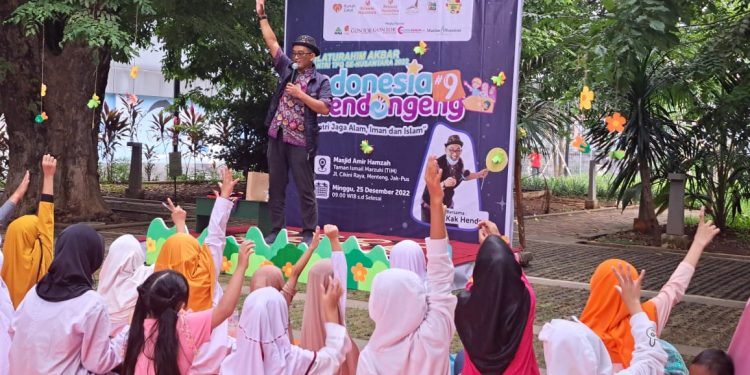 Relawan Nusantara Jaktim Gelar Indonesia Mendongeng ke-9