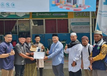 BSI bersama BSI Maslahat Luncurkan UKM dan Serambi Sehat Masjid Baiturrahman Makassar 