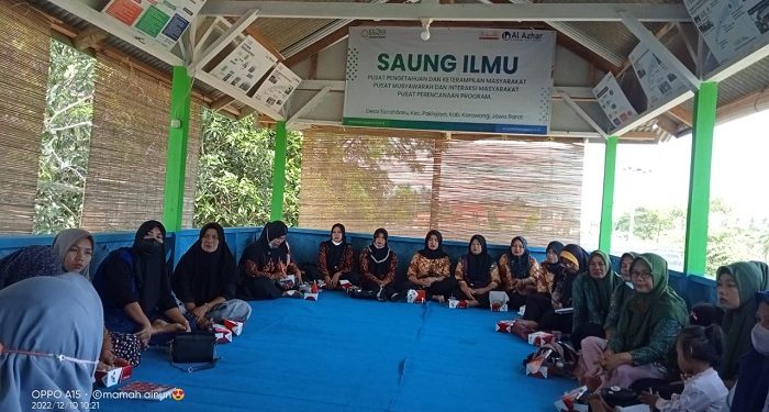 Petugas Puskesmas Pakisjaya Manfaatkan Saung Ilmu Desa Energi untuk Kegiatan P4K