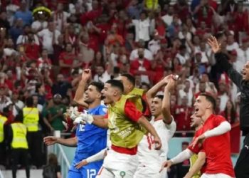 Ada Bendera Palestina di Tengah Selebrasi Kemenangan Maroko atas Spanyol