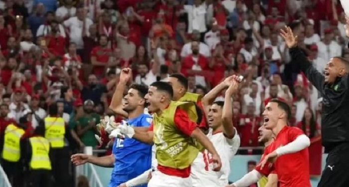 Ada Bendera Palestina di Tengah Selebrasi Kemenangan Maroko atas Spanyol