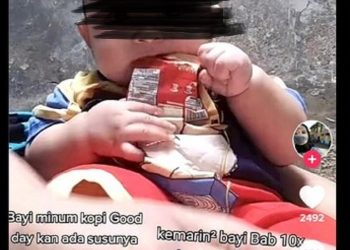 Viral Video Ibu Beri Bayinya Kopi Susu Sachet, Presiden Jokowi Ingatkan Posyandu dan BKKBN