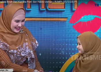 Khalisa Aghnia, Putri Kecil Kartika Putri Bercita-Cita Jadi Ustazah