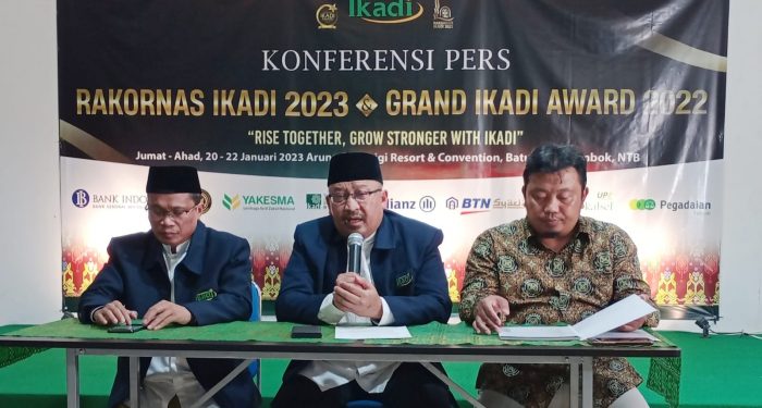 PP IKADI Gelar Rakornas 2023 di Lombok Usung Tema Rise Together, Grow Stronger