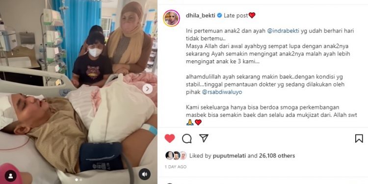 Cerita Aldila Jelita Dampingi Indra Bekti yang Sedang Dirawat di Rumah Sakit