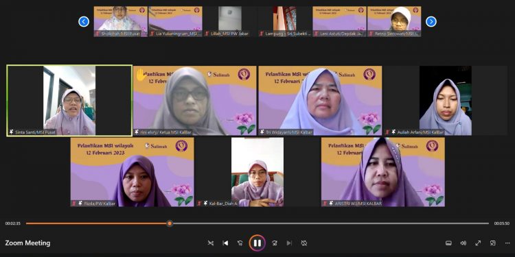 Mubalighoh Salimah 11 Provinsi di Indonesia Dilantik