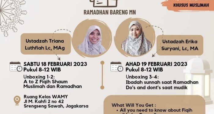Unboxing Ramadhan Bareng Madrasatunnisa