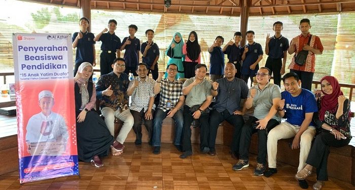 Dukung Pendidikan Yatim, LAZ Al Azhar dan Shopee Berikan Beasiswa Bagi Yatim Duafa di Jabodetabek