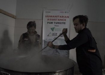 LAZ DF dan Dompet Dhuafa Lampung Salurkan Paket Logistik Bagi Penyintas Gempa Bumi Turki