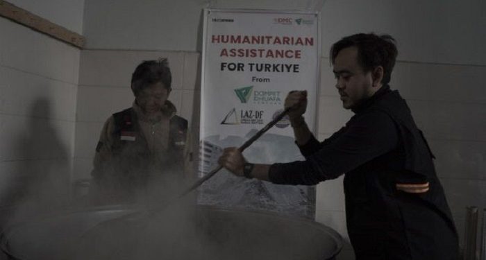 LAZ DF dan Dompet Dhuafa Lampung Salurkan Paket Logistik Bagi Penyintas Gempa Bumi Turki