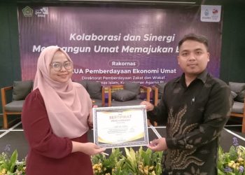 LAZ Al Azhar Raih Penghargaan Pendamping Kewirausahaan Terbaik Program KUA Percontohan Ekonomi Umat Kemenag RI
