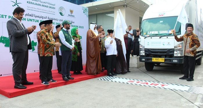 BAZNAS Salurkan 6.687 Bantuan Paket Pangan Ramadhan dari King Salman